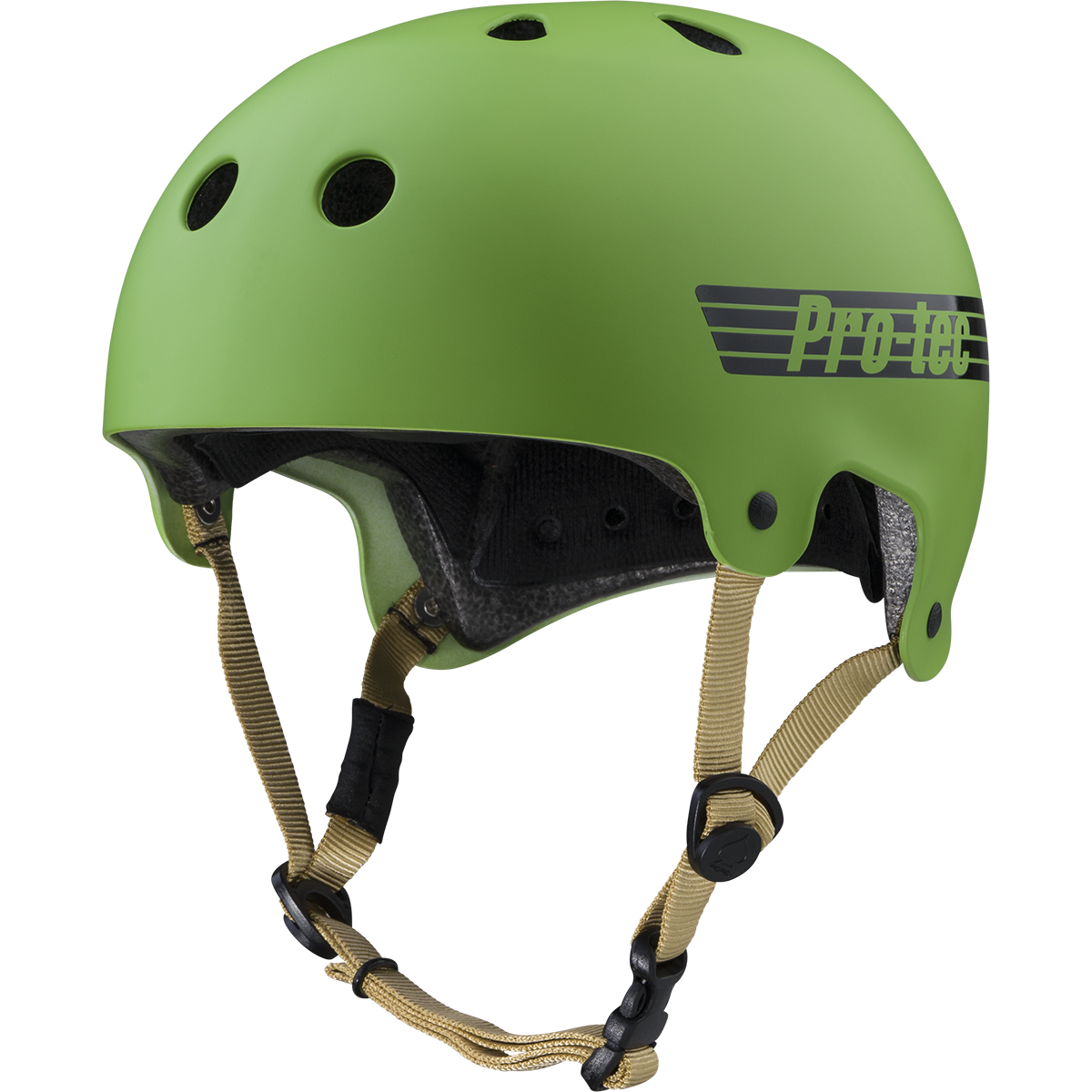 Шлем Pro-Tec Old School Cert Matte Seaweed L, зеленый