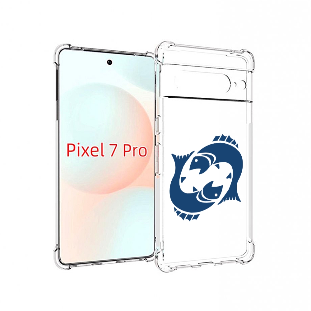 

Чехол Mypads Знак-Зодиака-Рыбы-7 Для Google Pixel 7 Pro, Прозрачный, Tocco
