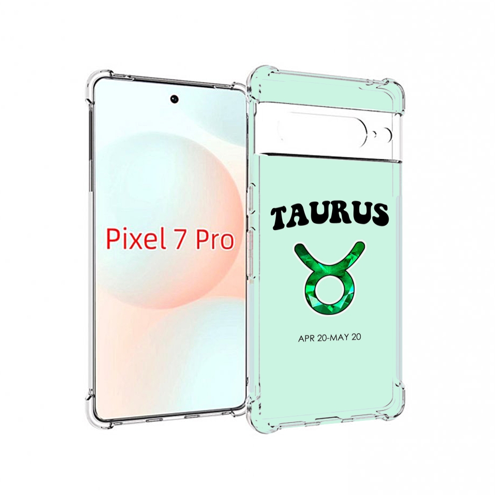 

Чехол Mypads Знак-Зодиака-Телец-1 Для Google Pixel 7 Pro, Прозрачный, Tocco