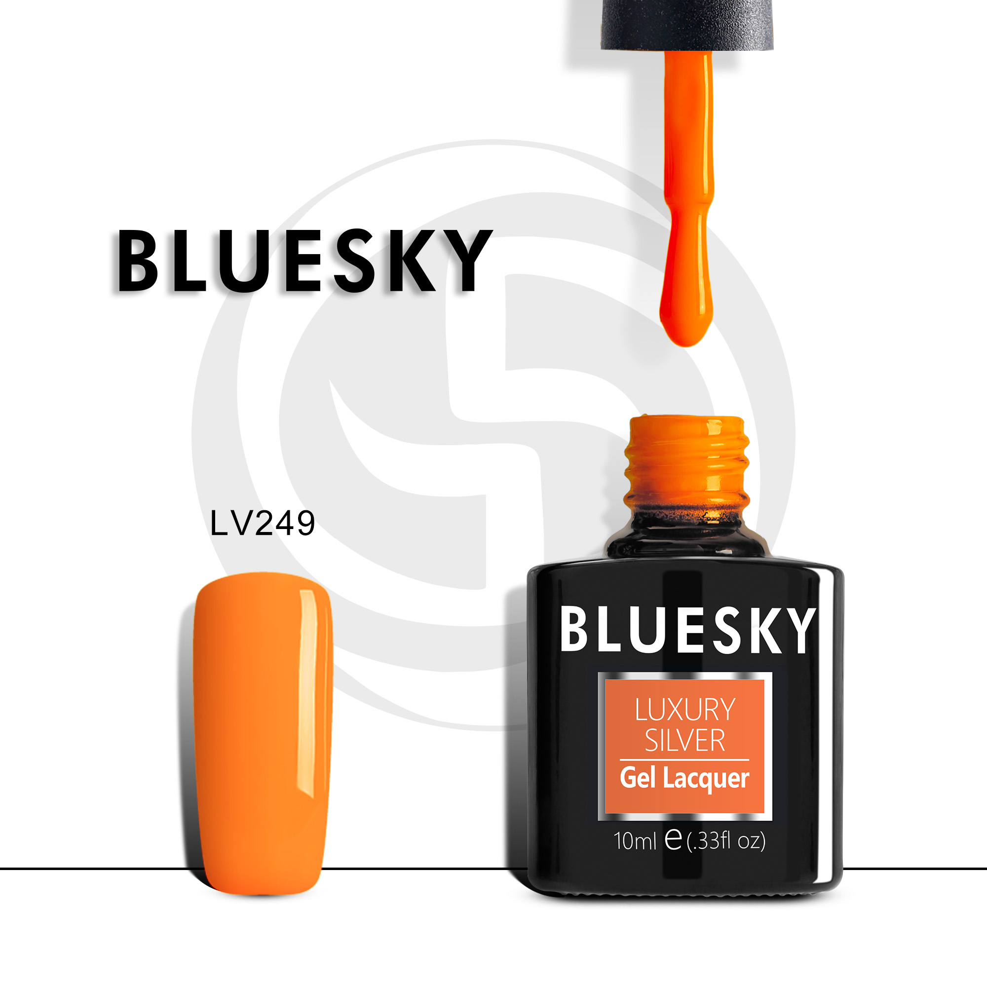 

Гель-лак №249 Luxury Silver 10 мл, BLUESKY