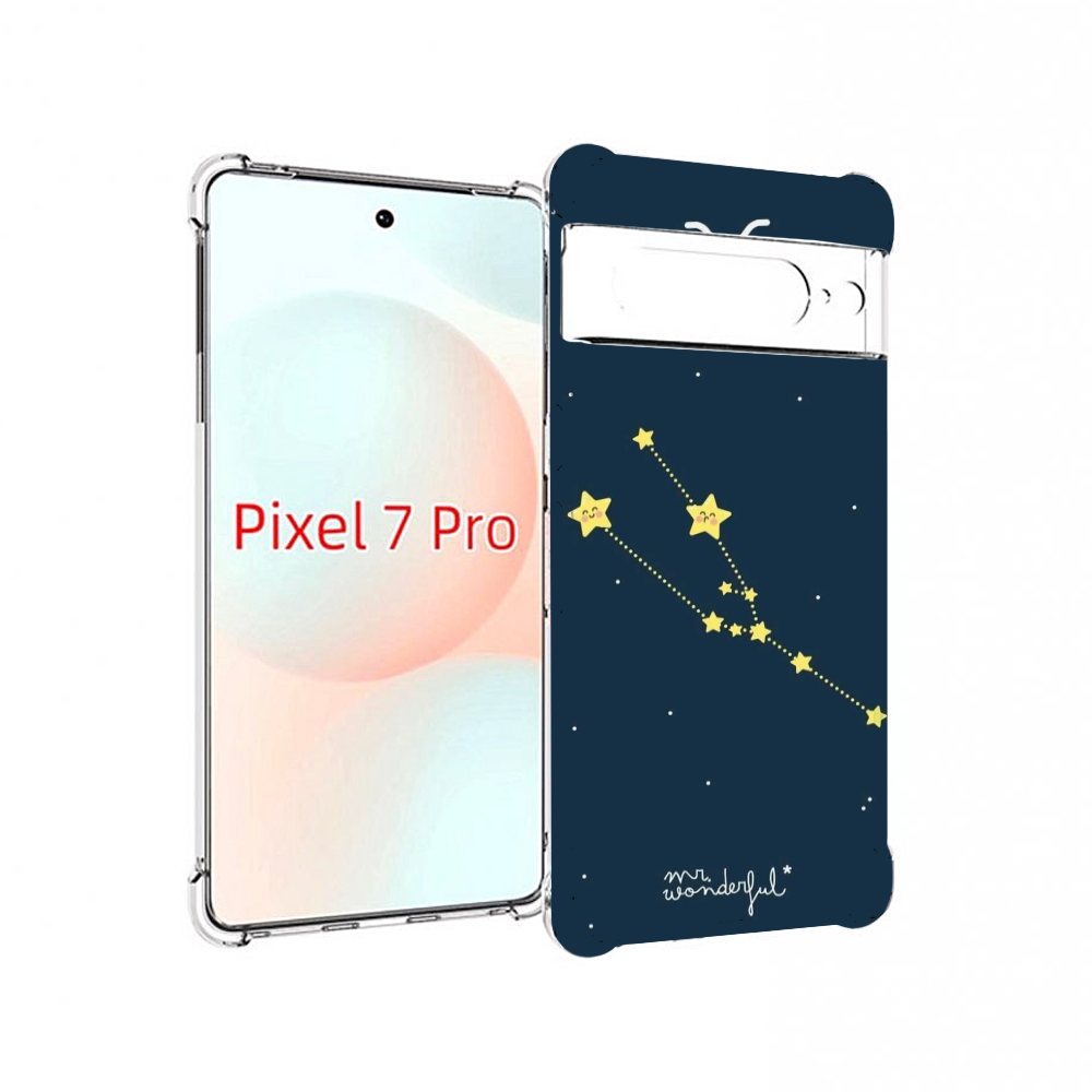 

Чехол Mypads Знак-Зодиака-Телец-4 Для Google Pixel 7 Pro, Прозрачный, Tocco