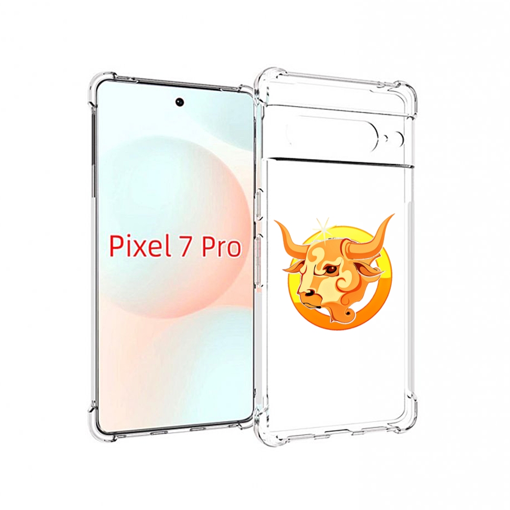 

Чехол Mypads Знак-Зодиака-Телец-6 Для Google Pixel 7 Pro, Прозрачный, Tocco