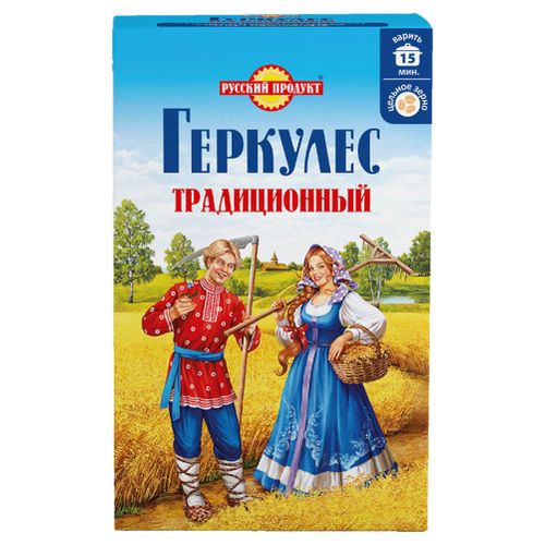 

Хлопья овсяные Русский продукт Геркулес Традиционный 500 г