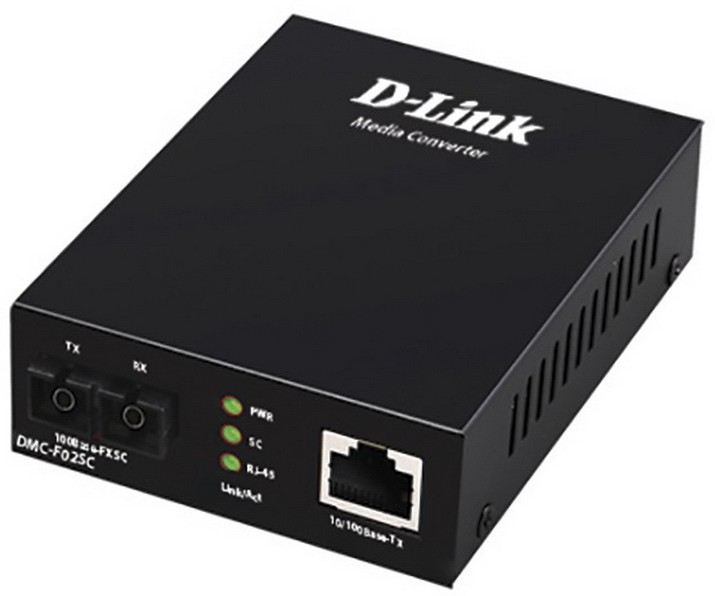 

Трансивер D-Link (DMC-F02SC/B1A), Черный
