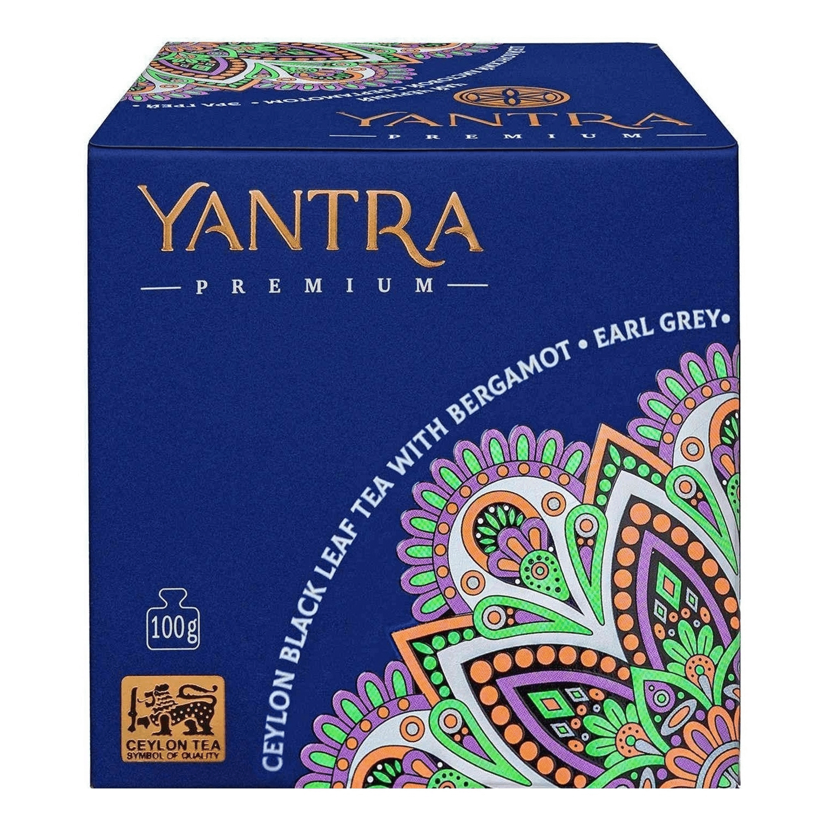 Чай черный Yantra Premium Earl Grey с бергамотом листовой 100 г