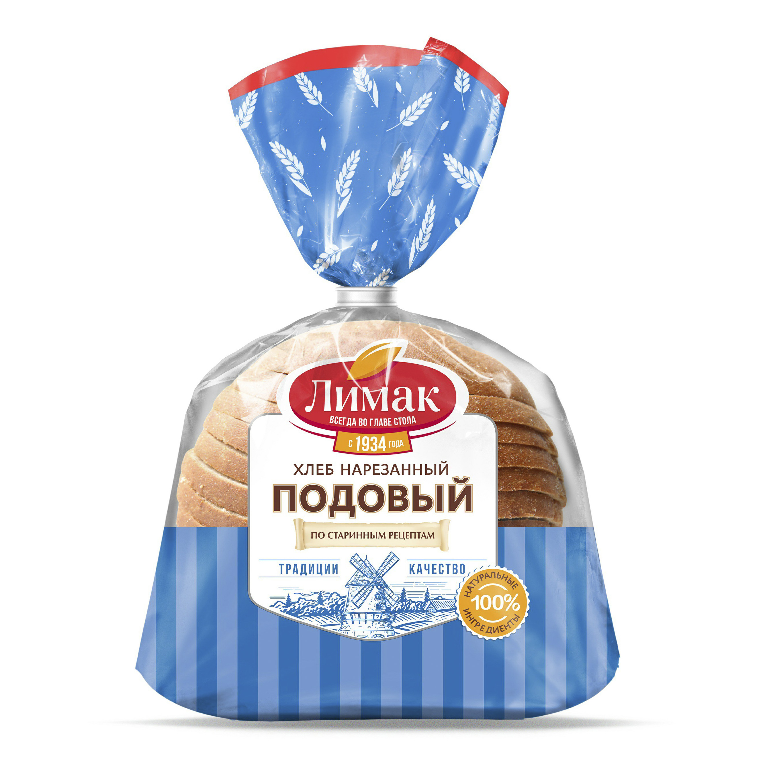 

Хлеб серый Лимак Подовый подовый 700 г, Подовый