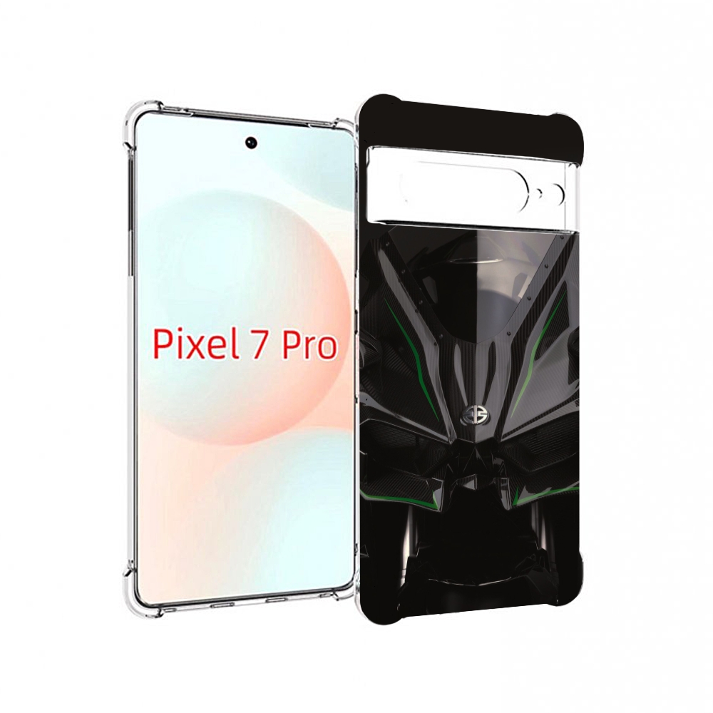 

Чехол Mypads Кавасаки Мото Для Google Pixel 7 Pro, Прозрачный, Tocco