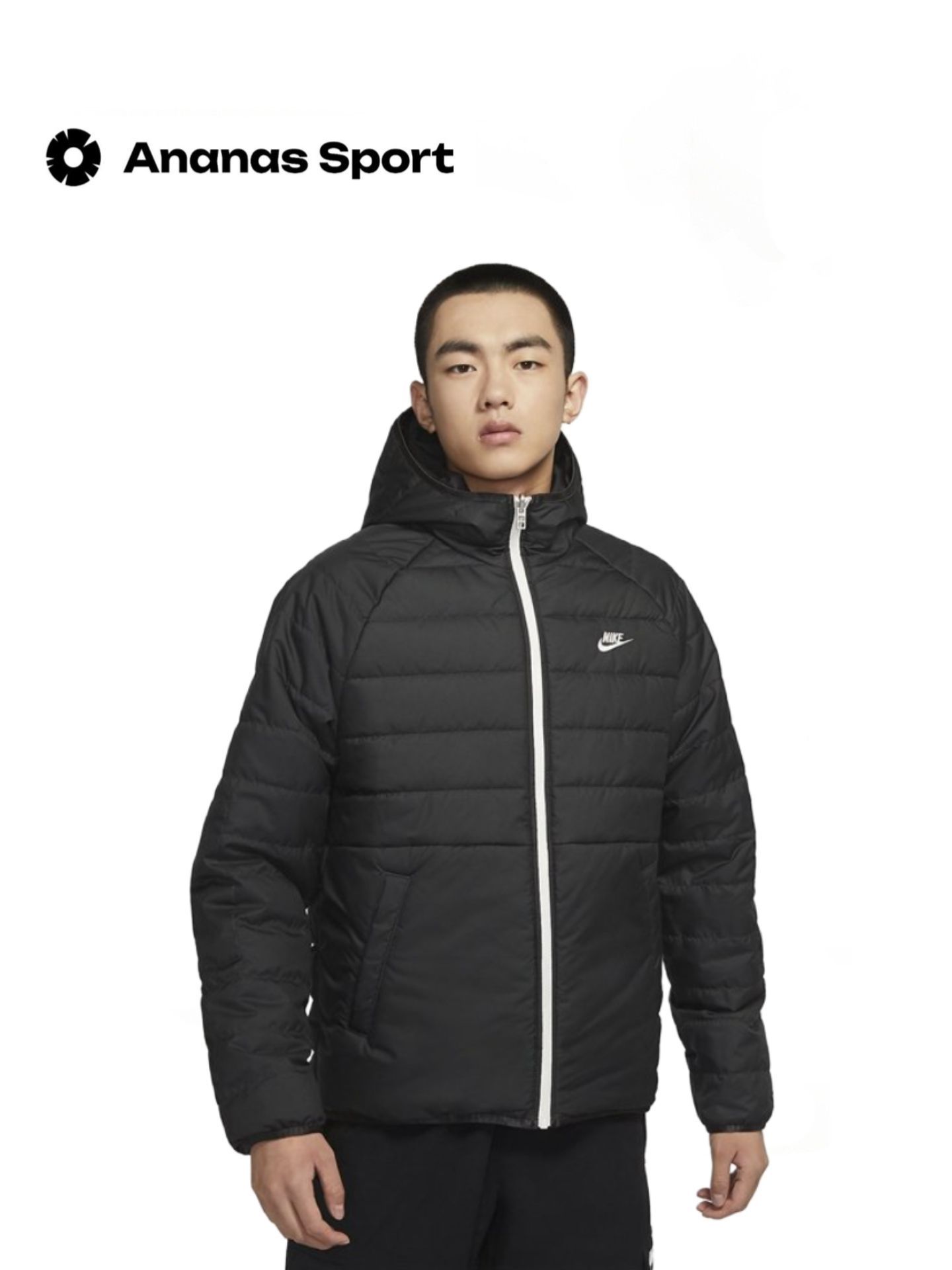 

Куртка мужская Nike DH2784-010 черная L, Черный, DH2784-010
