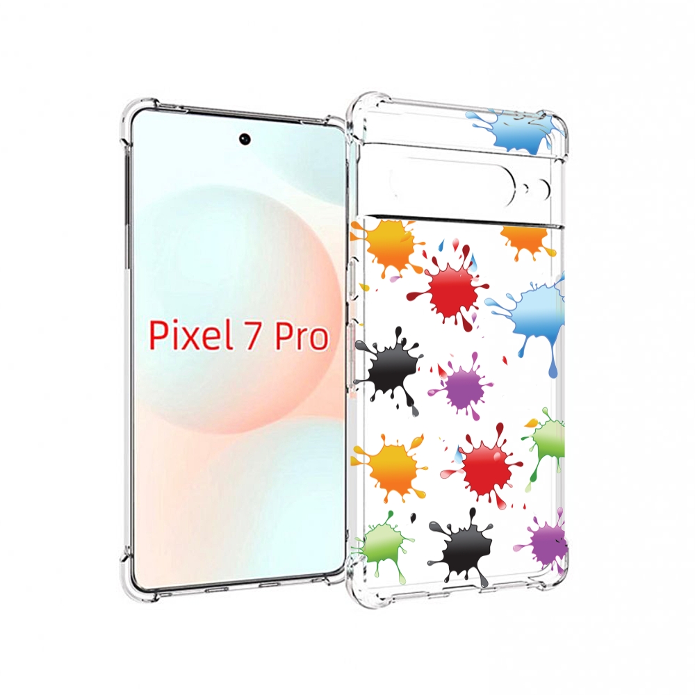

Чехол Mypads Кляксы Для Google Pixel 7 Pro, Прозрачный, Tocco