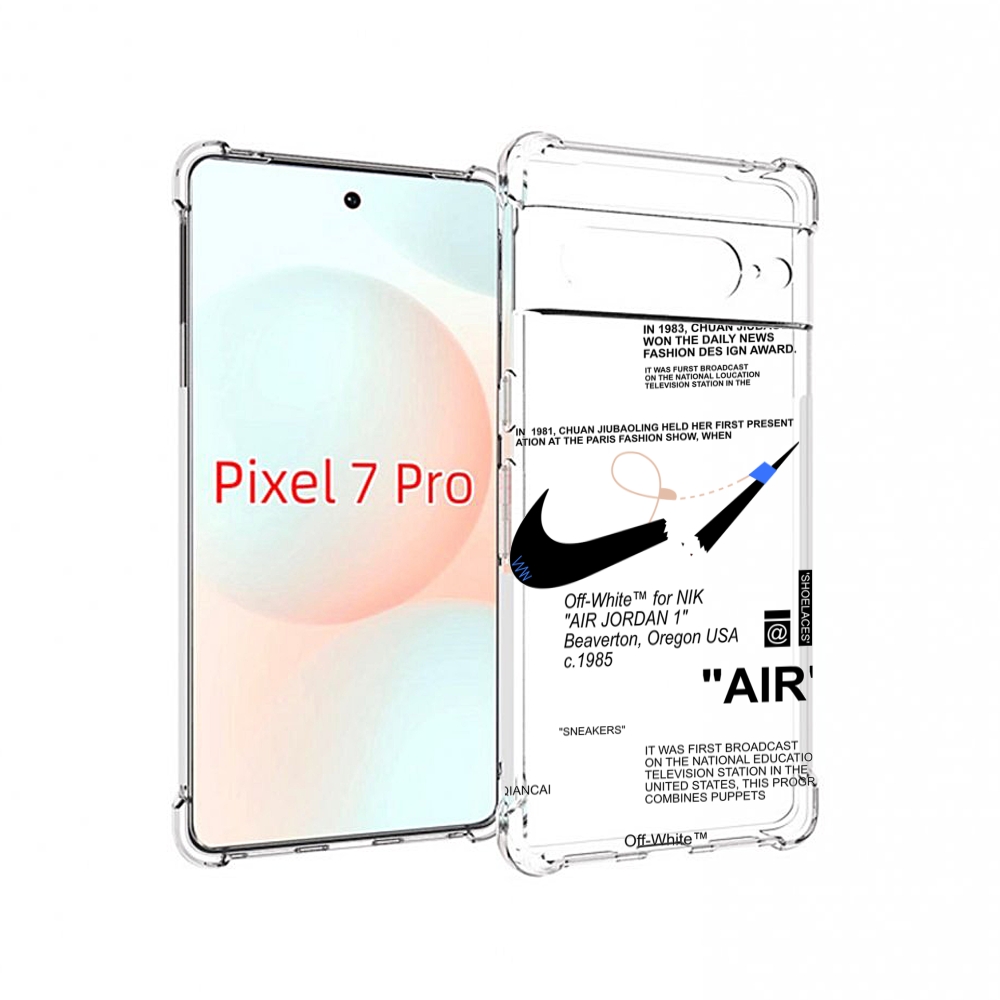 

Чехол Mypads Коллаборация-Найк Для Google Pixel 7 Pro, Прозрачный, Tocco