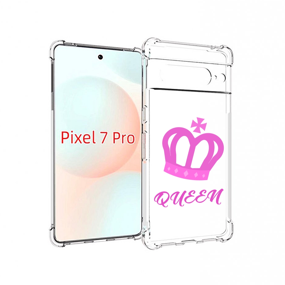 

Чехол Mypads Корона-Королевы-Розовый Для Google Pixel 7 Pro, Прозрачный, Tocco
