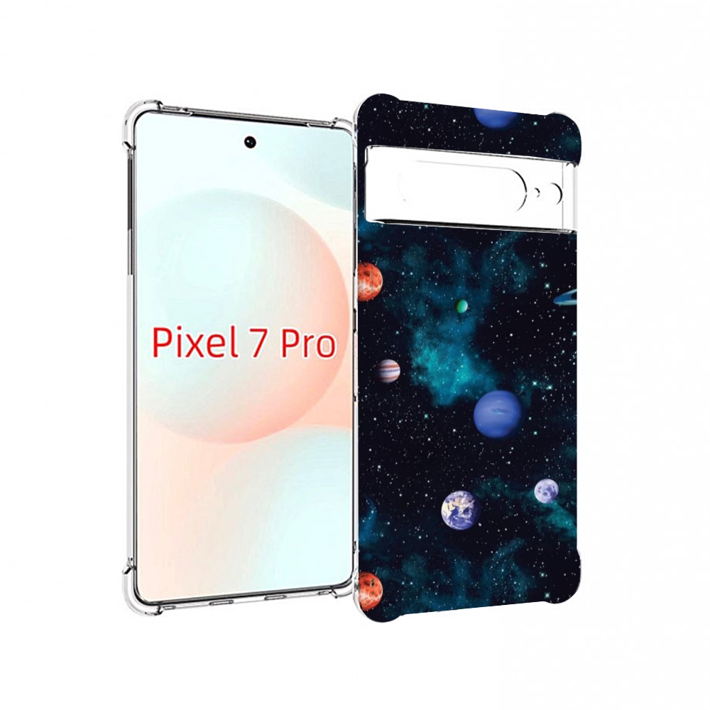 

Чехол Mypads Космическое-Пространство Для Google Pixel 7 Pro, Прозрачный, Tocco