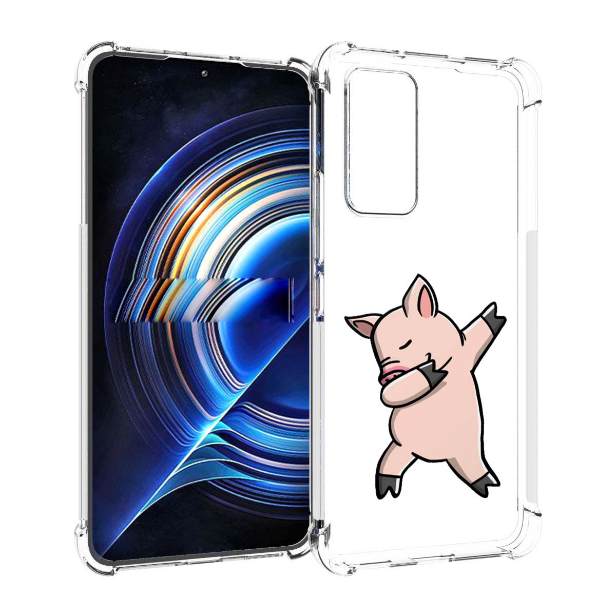 

Чехол MyPads крутой-поросенок для Tecno Camon 19 Neo, Прозрачный, Tocco