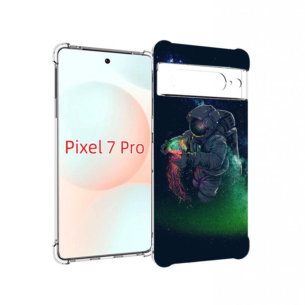 

Чехол Mypads Космонавт-С-Оружием-Арты Для Google Pixel 7 Pro, Прозрачный, Tocco