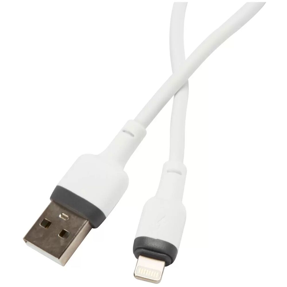 фото Кабель lightning - usb red line 1 м белый