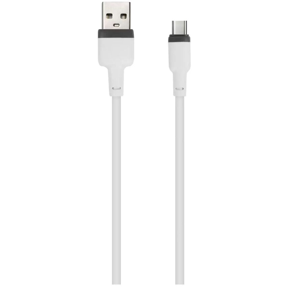 фото Кабель usb - type-c red line 1 м белый