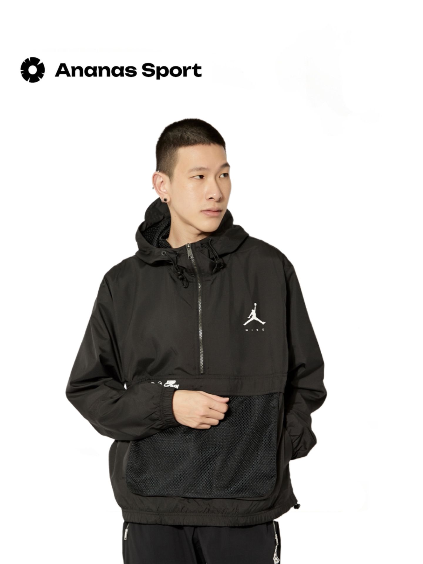 

Анорак мужской Nike DJ0247-010 черный M, DJ0247-010