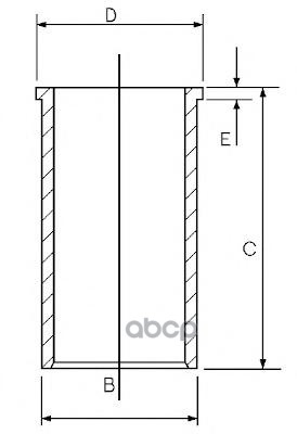 Гильза Audi 80 100/ Skoda Fabia I/Vw Golf I Iiiii Goetze арт. 14-028360-00