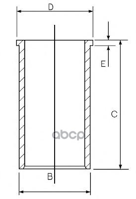 

Гильза Fiat 90 Serie Goetze арт. 14-021491-00