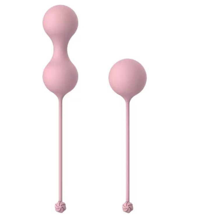 Набор розовых вагинальных шариков Love Story Carmen Lola toys розовый