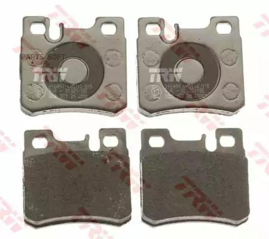 

Колодки дисковые з. mb w210 95-97/w124 2.0-3.0td 84-95 Gdb987 =282 20=fdb644=571435b
