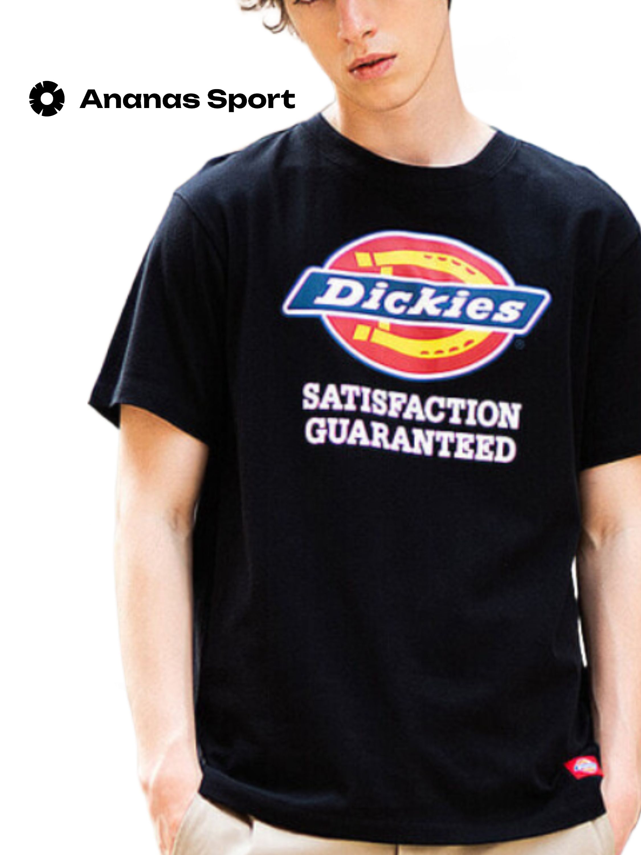 Футболка унисекс Dickies DK007088BLK1 черная S 3716₽