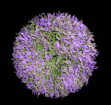 фото Шар из искусственной травы/ декоративный шар/ цветочный шар/шар растительный,22см. buyhouse