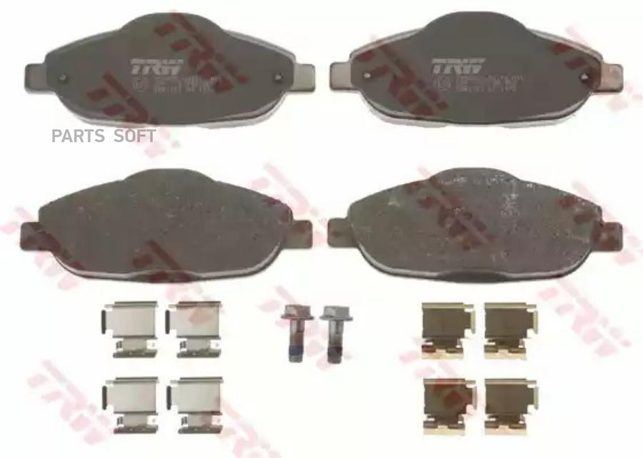 

Колодки дисковые п. peugeot 308 1.4/1.6 07> Gdb1761 =1323 00=fdb4003 [425393]