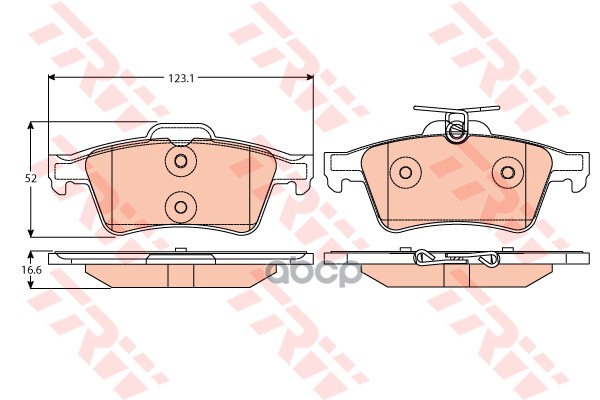 

Колодки дисковые задние ford focus 1.4-3.2 98> Gdb2086