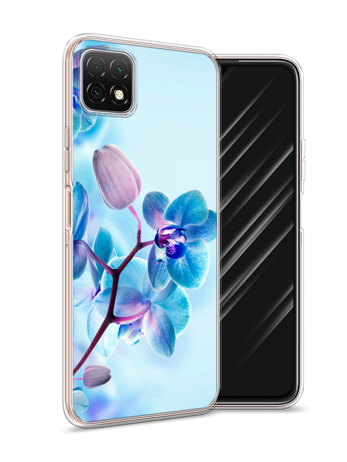 

Чехол Awog на Wiko T3 "Голубая орхидея", Разноцветный