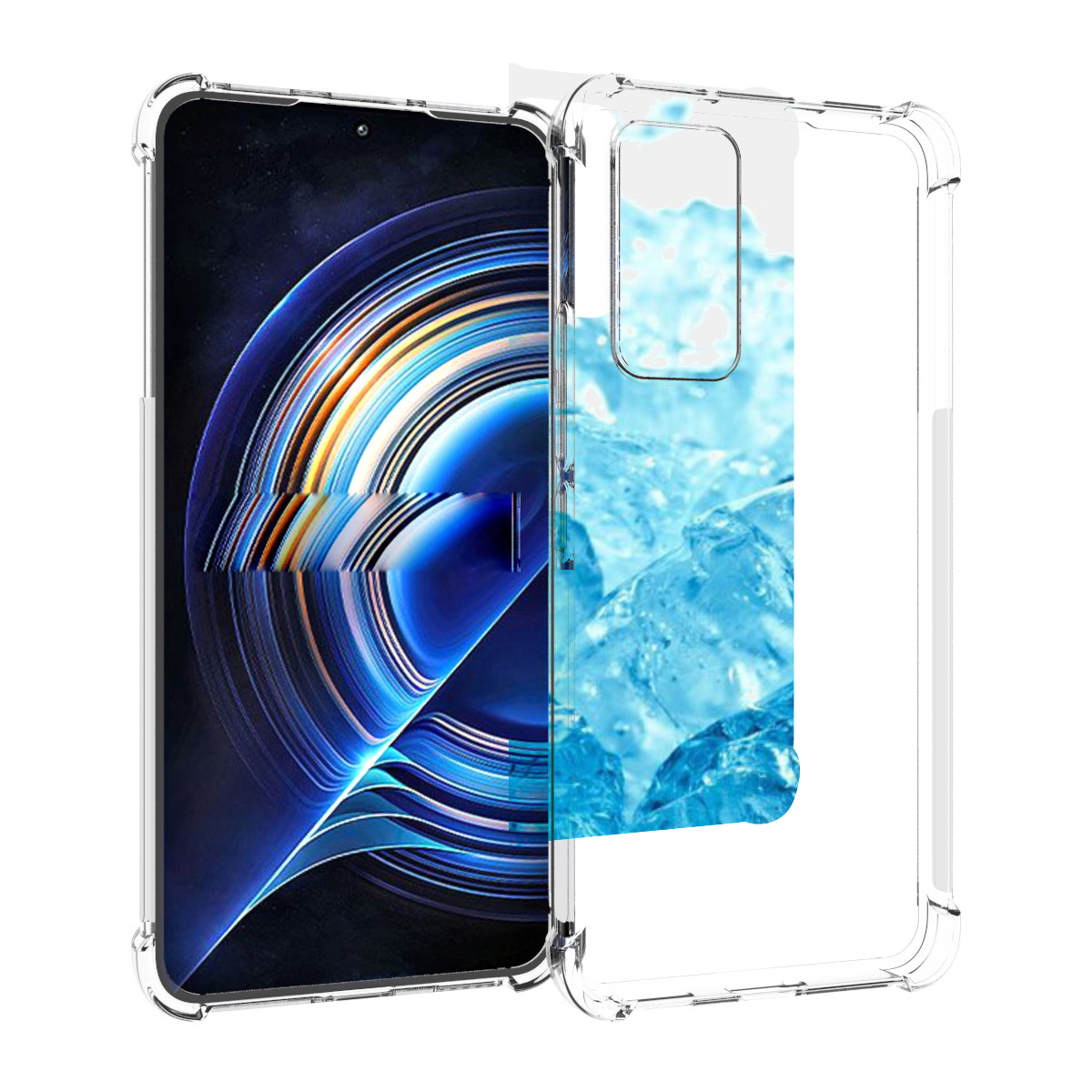 

Чехол MyPads кусочки-льда для Tecno Camon 19 Neo, Прозрачный, Tocco