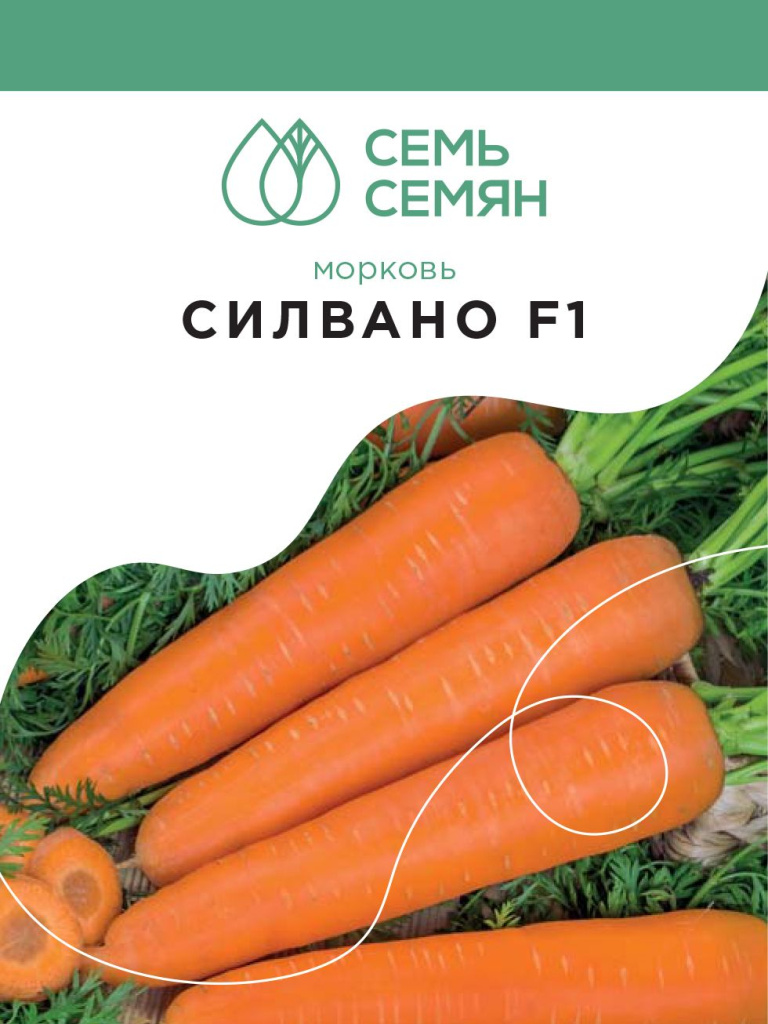 

Морковь "Семь Семян" Силвано F1 1г