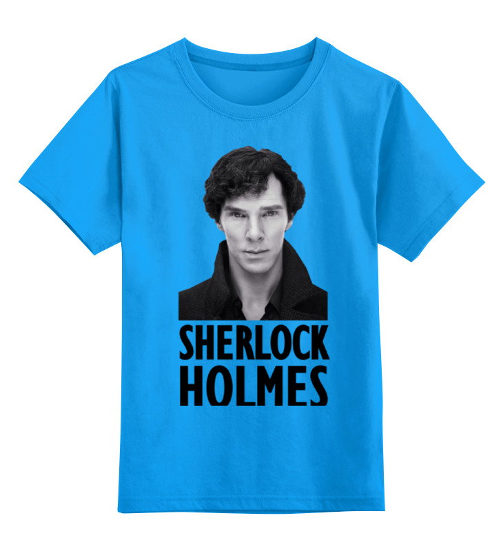 

Футболка детская Printio Sherlock holmes цв. голубой р. 152, Sherlock holmes