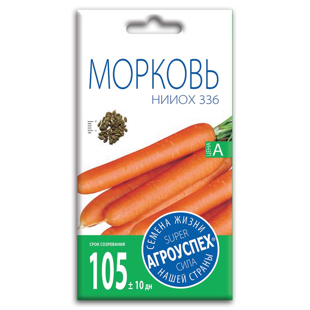 

Семена морковь Агроуспех Нииох 336 1 уп.