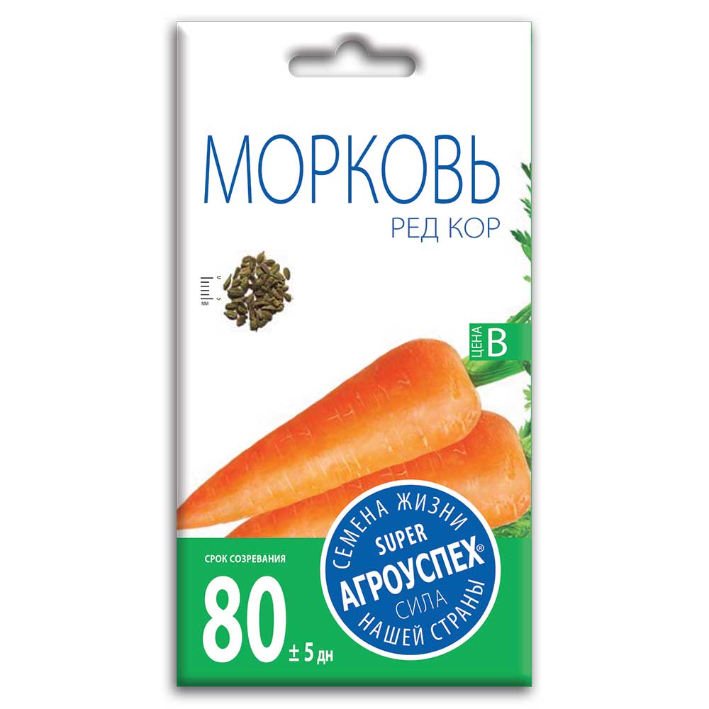 

Морковь Ред Кор, семена Агроуспех 0,5г