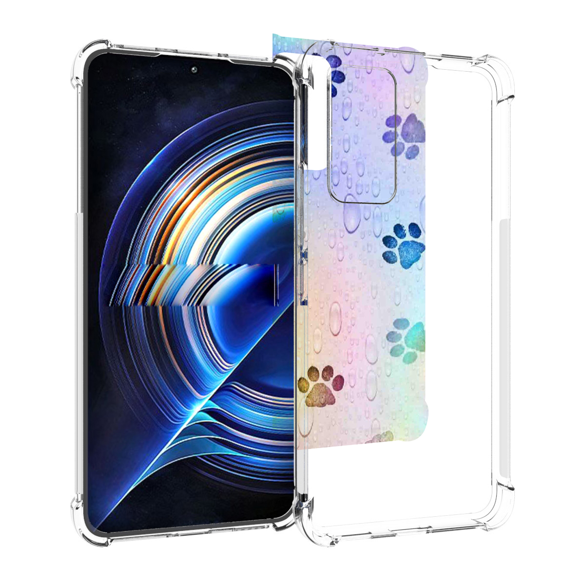 

Чехол MyPads лапки для Tecno Camon 19 Neo, Прозрачный, Tocco