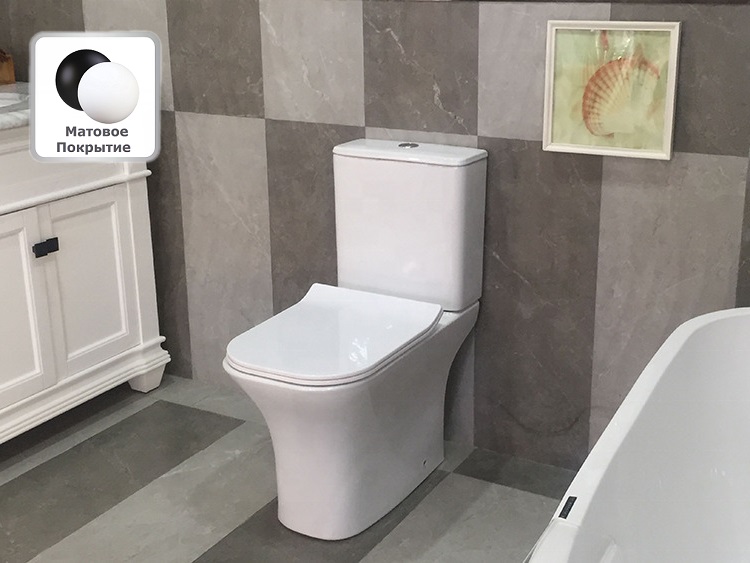 

Унитаз-компакт Cerutti SPA VETTORE MW белый матовый 665х345х770, 9240