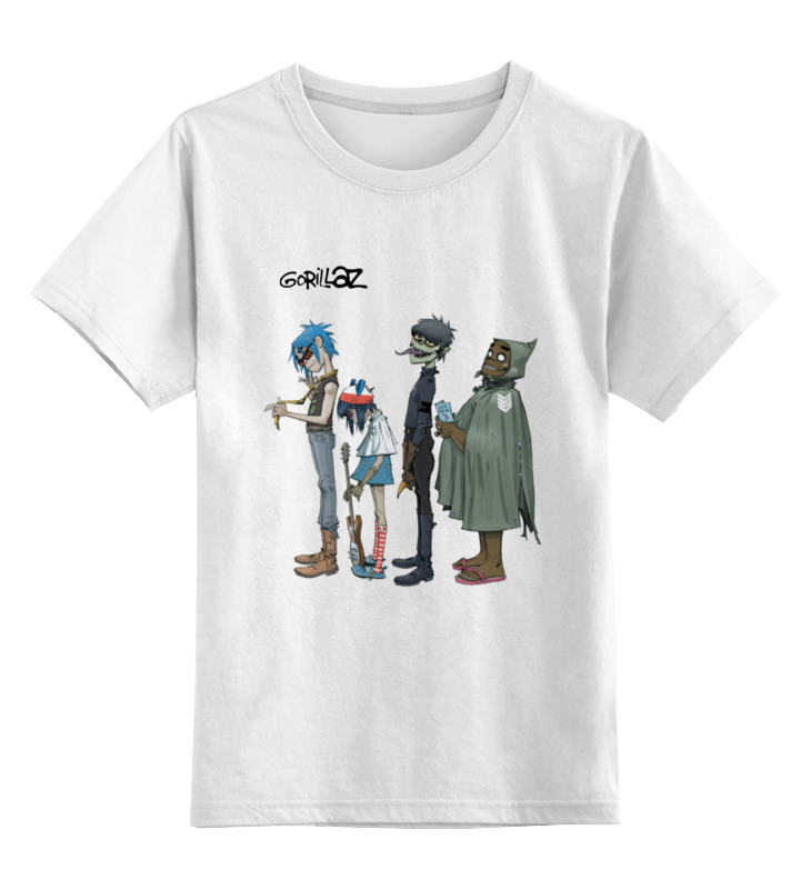 

Футболка детская Printio Gorillaz цв. белый р. 152, Gorillaz