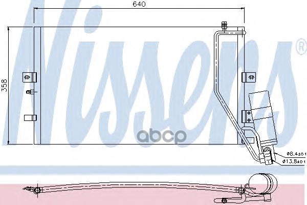 

Радиатор Кондиционера [640Х358] NISSENS 94862