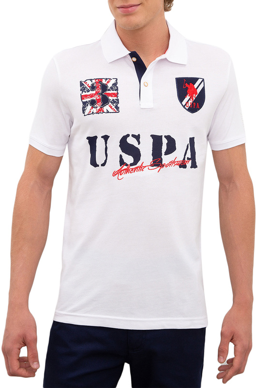 

Футболка-поло мужская G081SZ0110T-FORST U.S. POLO Assn. белая L, G081SZ0110T-FORST