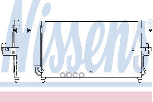 

Радиатор Кондиционера NISSENS 94453