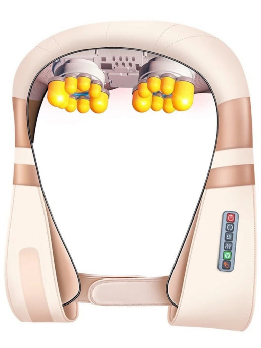 фото Беспроводной роликовый массажер для тела с ик-прогревом (6 функций) healthy life