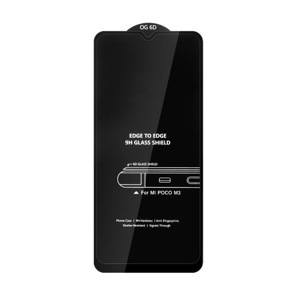 

Защитное стекло Xiaomi Poco M3 6D