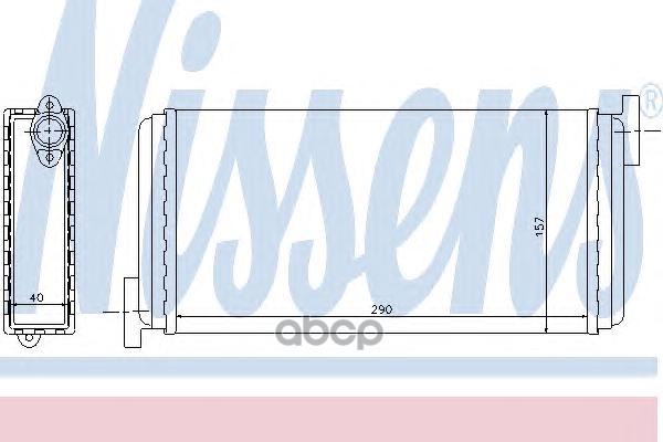 Ns72002_Радиатор Печки Мв W201 1.8-2.6 82-93 NISSENS 72002