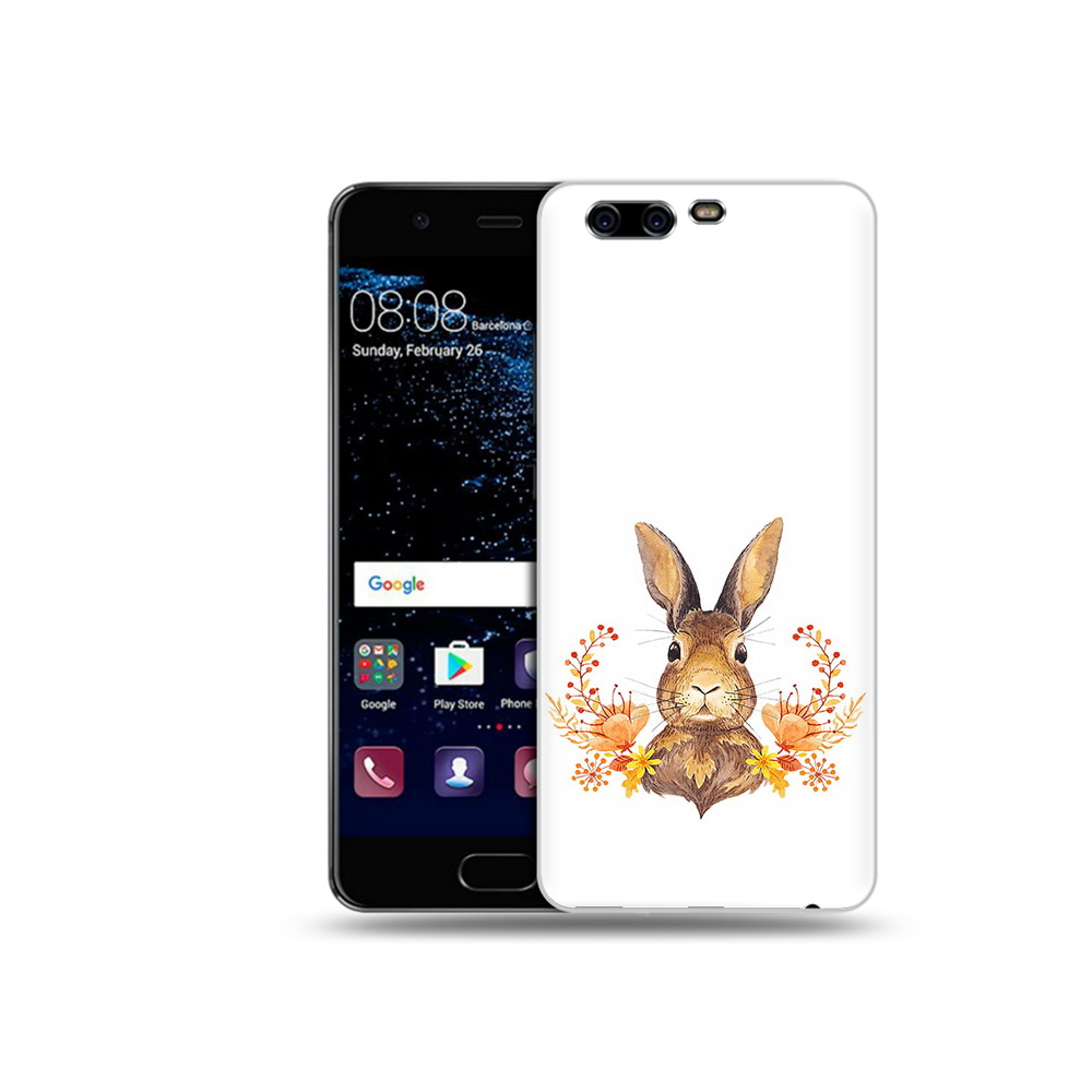 

Чехол MyPads Tocco для Huawei P10 зайка в цветах (PT60870.50.349), Прозрачный, Tocco