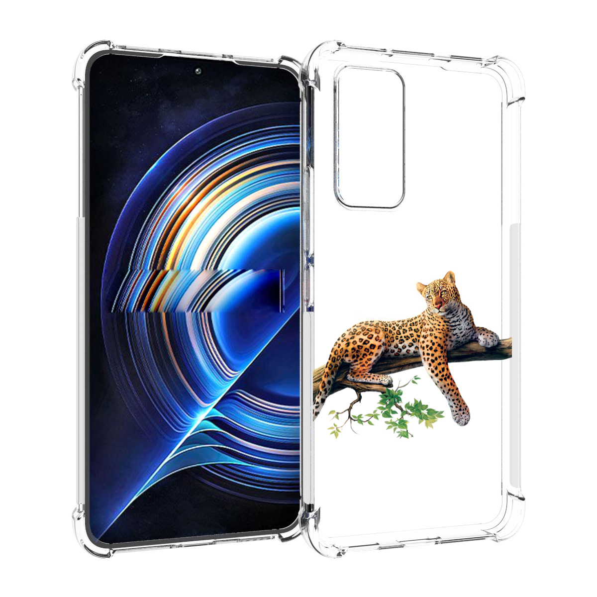 

Чехол MyPads леопард-на-дереве детский для Tecno Camon 19 Neo, Прозрачный, Tocco