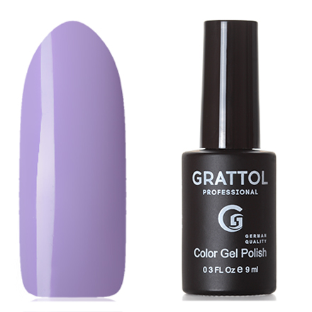 Гель-лак №12 Color Gel Polish Pastel Violet 9 мл, Grattol 100044536307