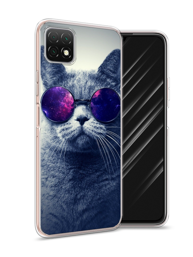 

Чехол Awog на Wiko T3 "Космический кот", Разноцветный