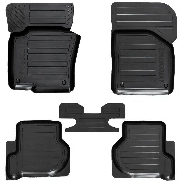 

Коврики в салон автомобиля ADR Борт (резиновые) Volkswagen Golf 5 / Golf 6 (2003-2012), Борт