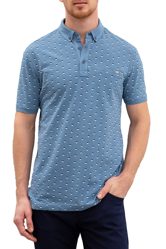 

Футболка-поло мужская G081SZ0110FLETCH U.S. POLO Assn. синяя S, G081SZ0110FLETCH